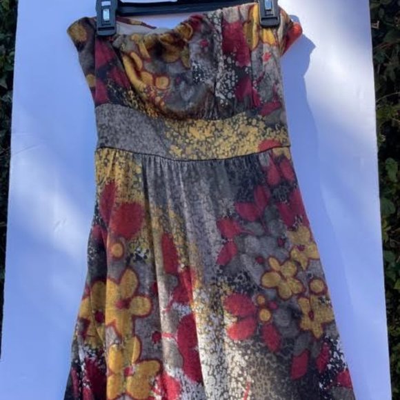 America Rag Fall Flowered Dress - Picture 4 of 8